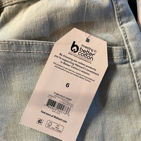 Faded jean shorts - Picture 6 of 6